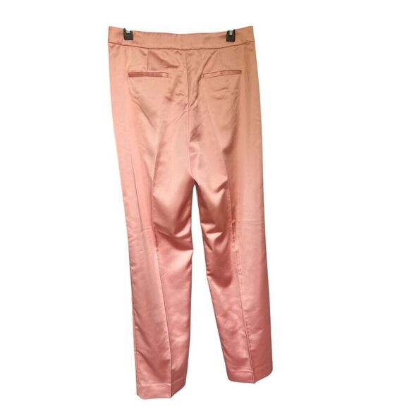 NWT JCrew Kate Straight Leg Satin Dress Pants Peach Pink 8T - Picture 9 of 16